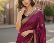 925 Sterling Silver Pink Necklace with Earring Set Studded With Cubic Zircons